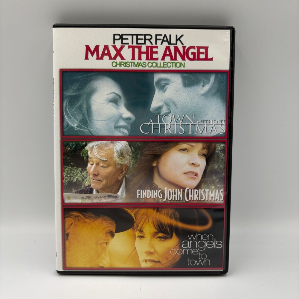 CBS DVD Max The Angel Christmas Collection Peter Falk 3-Disc Set Good Trilogy‎